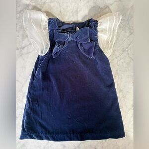 Janie and Jack Midnight Velvet Dress